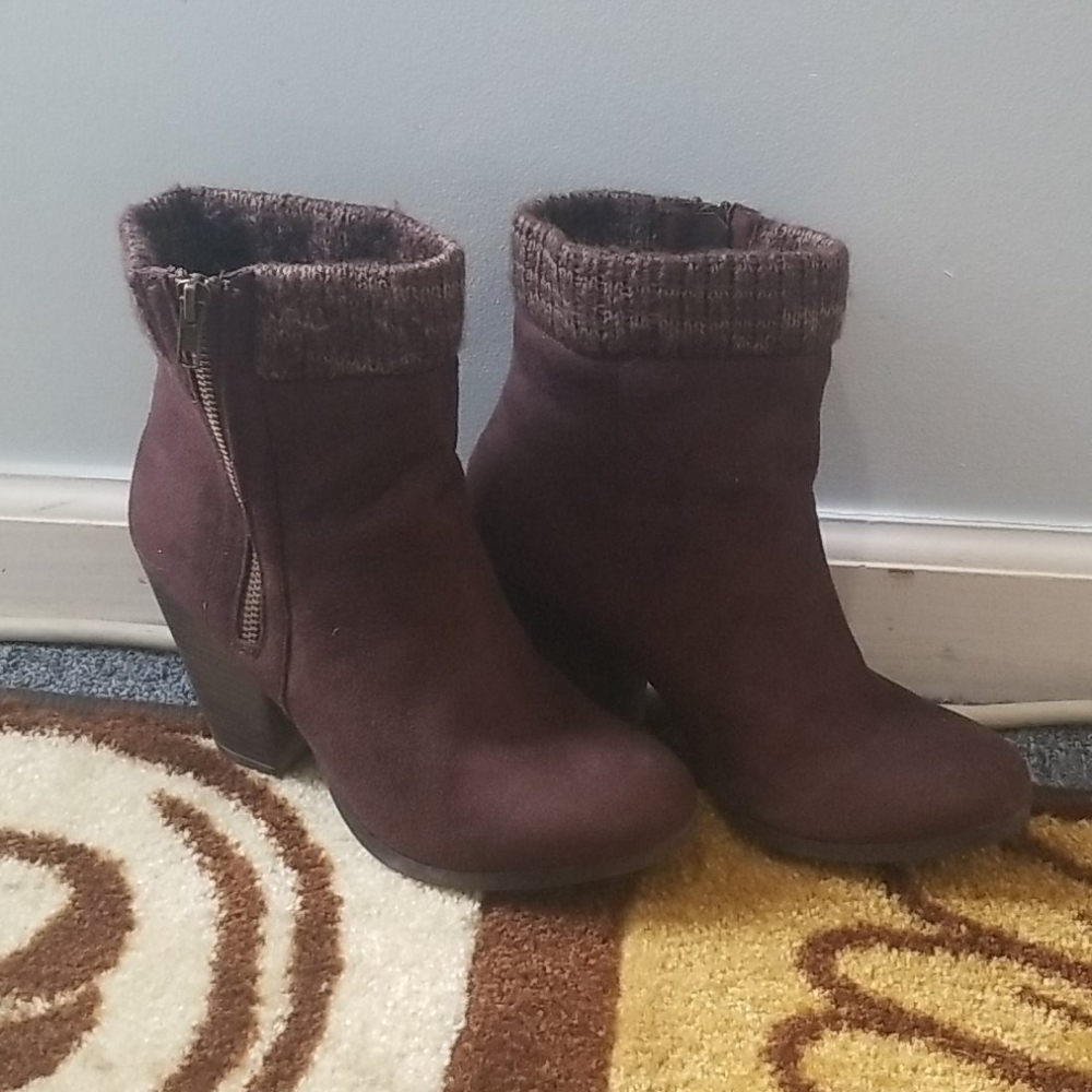 Booties. Almost brand new!